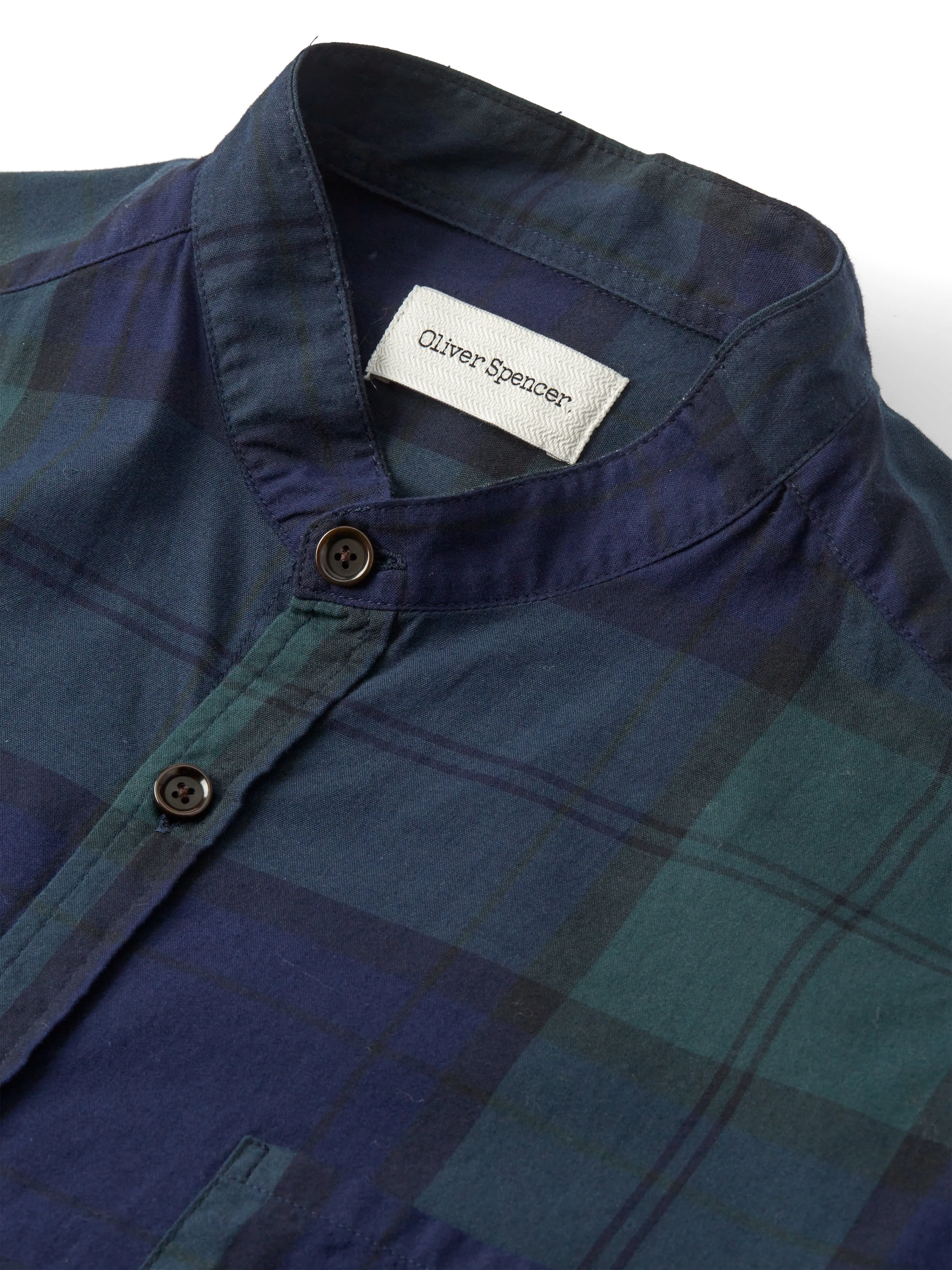 Grandad Shirt Purcell Blackwatch