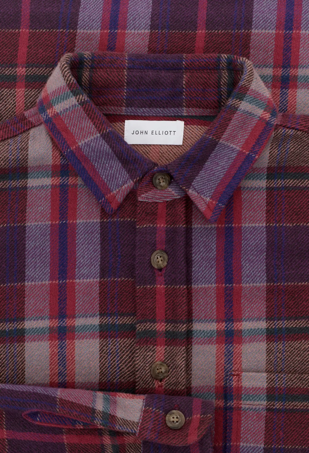 Hemi Oversized Shirt / Elderberry Check