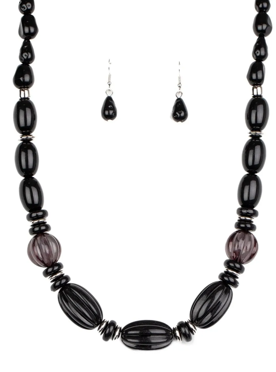 High Alert Black Necklace Set