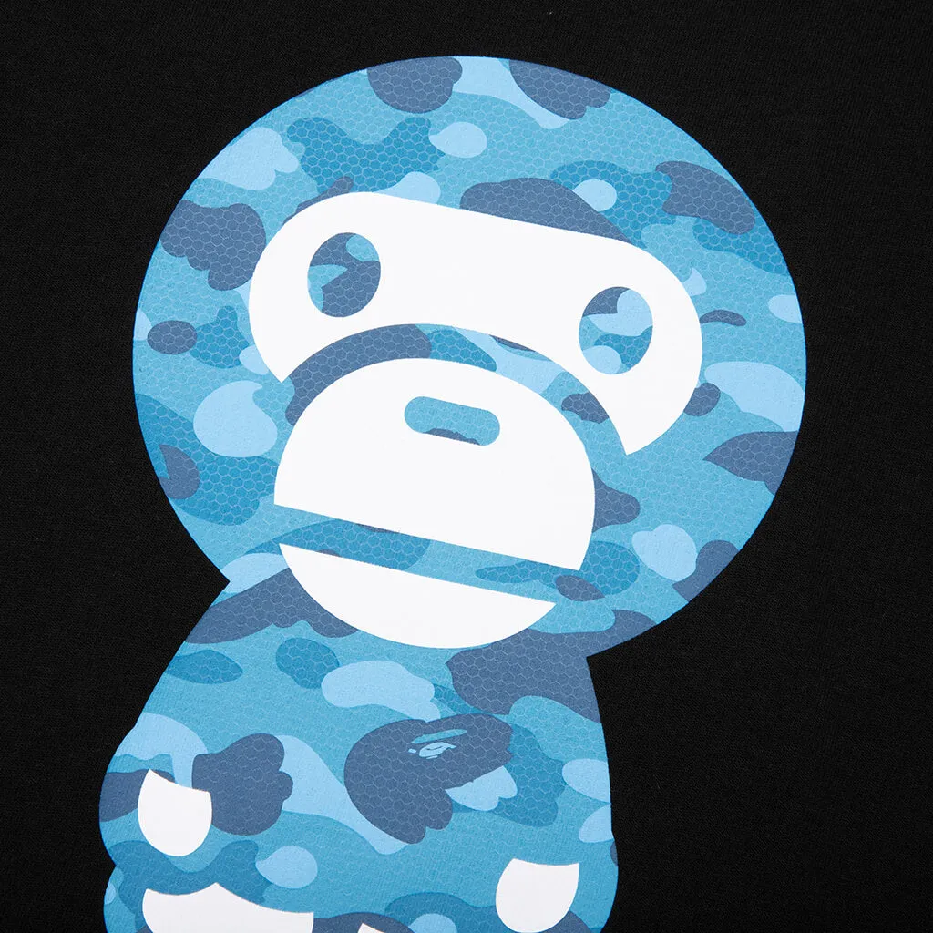 Honeycomb Camo Baby Milo Tee - Black/Blue