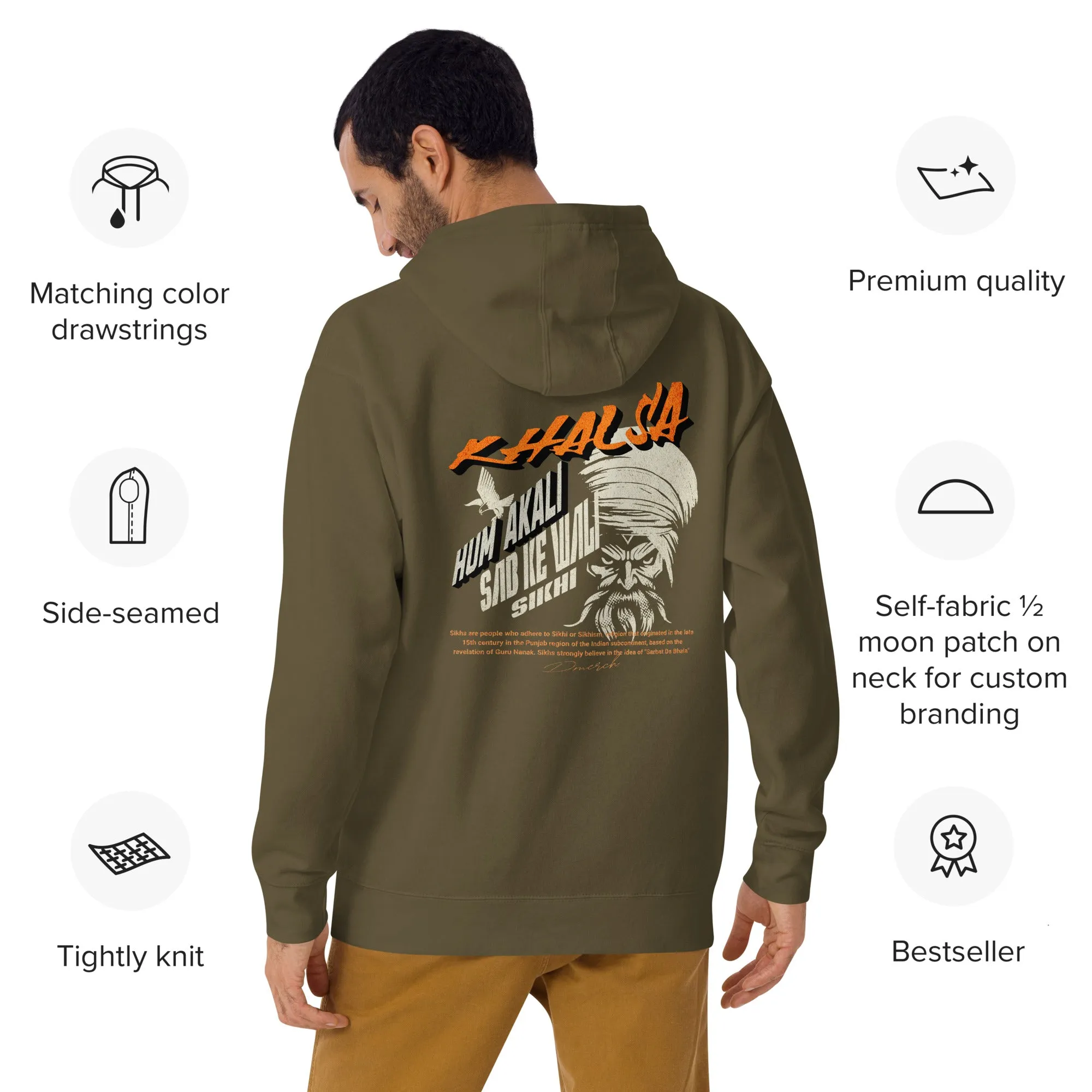 Hum Akali Sab Ke Wali Unisex Hoodie