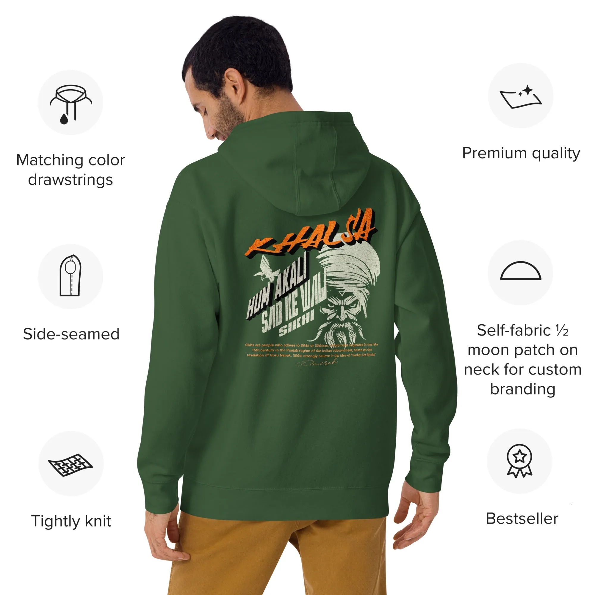 Hum Akali Sab Ke Wali Unisex Hoodie