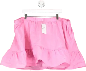 In The Style Pink Frill Skirt UK 28