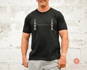 Iron Sharpens Iron Men's Catholic t-shirt