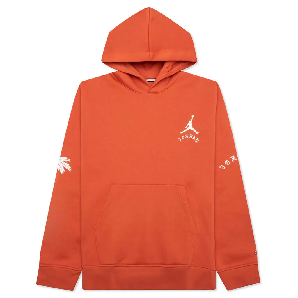 Jordan Flight Artist Series Pullover Hoodie - Light Sienna/Phantom