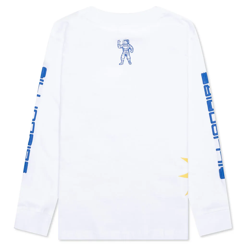 Kids North Star L/S Tee - Bleach White