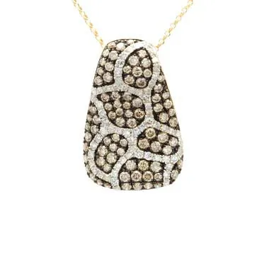 Ladies Champagne Diamond Pendant