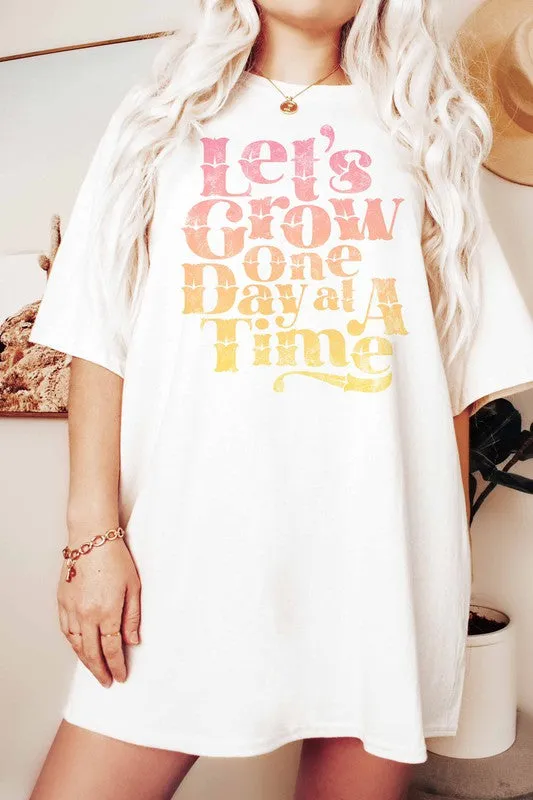 LET'S GROW ONE DAY GRAPHIC TEE