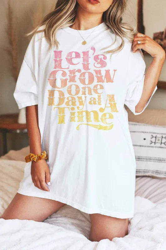 LET'S GROW ONE DAY GRAPHIC TEE