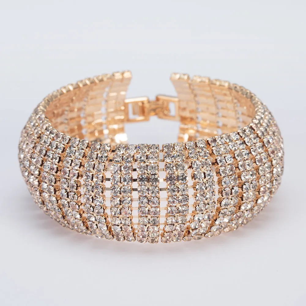 Luxury Crystal Layers Bangle Bracelet