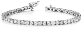 MARTINA 7 Carat Diamond Tennis Bracelet in 14K - 18K Gold or  Platinum 15 pointer H Color SI1 Clarity By Mike Nekta