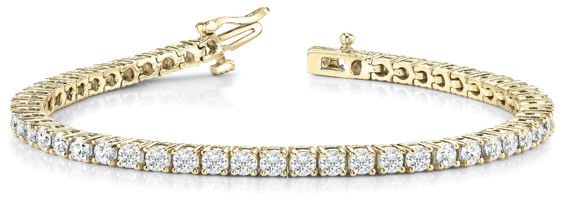 MARTINA 7 Carat Diamond Tennis Bracelet in 14K - 18K Gold or  Platinum 15 pointer H Color SI1 Clarity By Mike Nekta