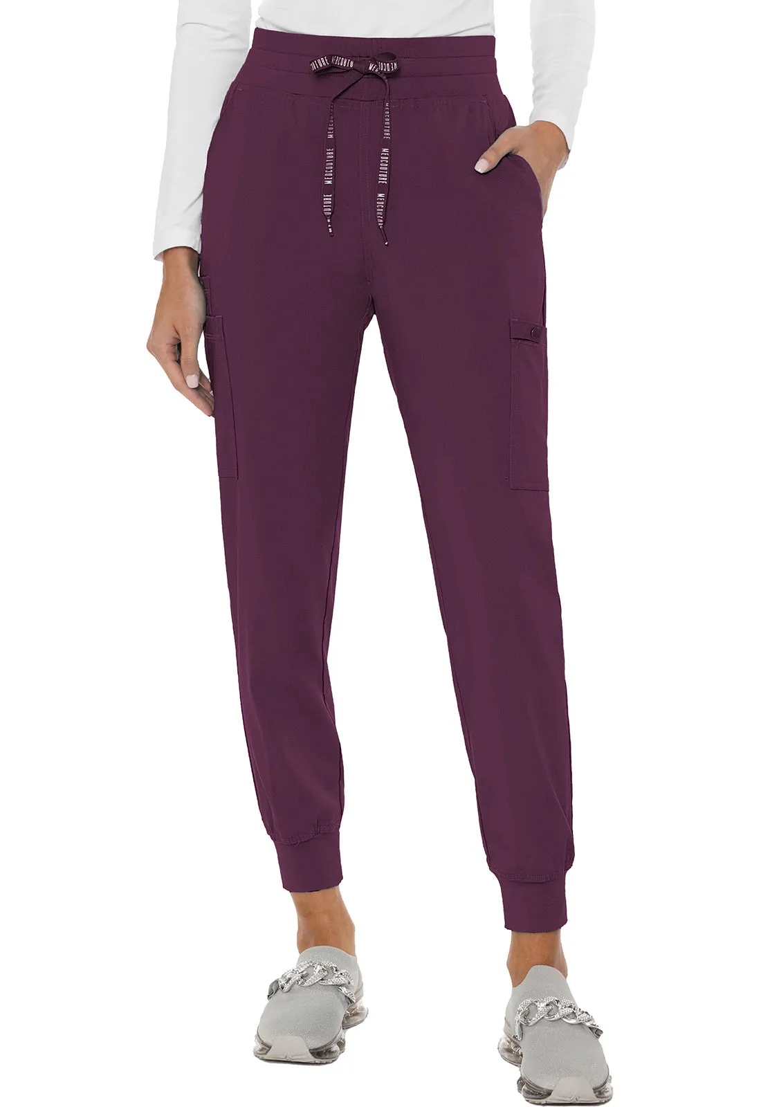 Med Couture Touch 7705 Women's Double Cargo Jogger Pant - TALL