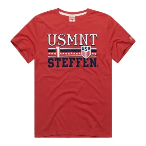 Men's Homage USMNT Steffen 1 Red Tee