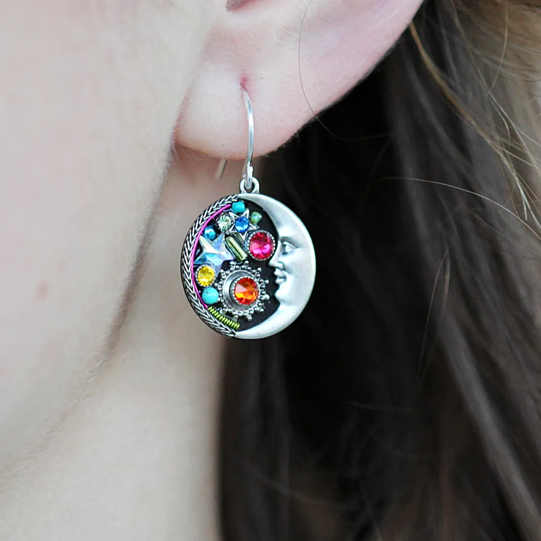 Midnight Moon Earrings