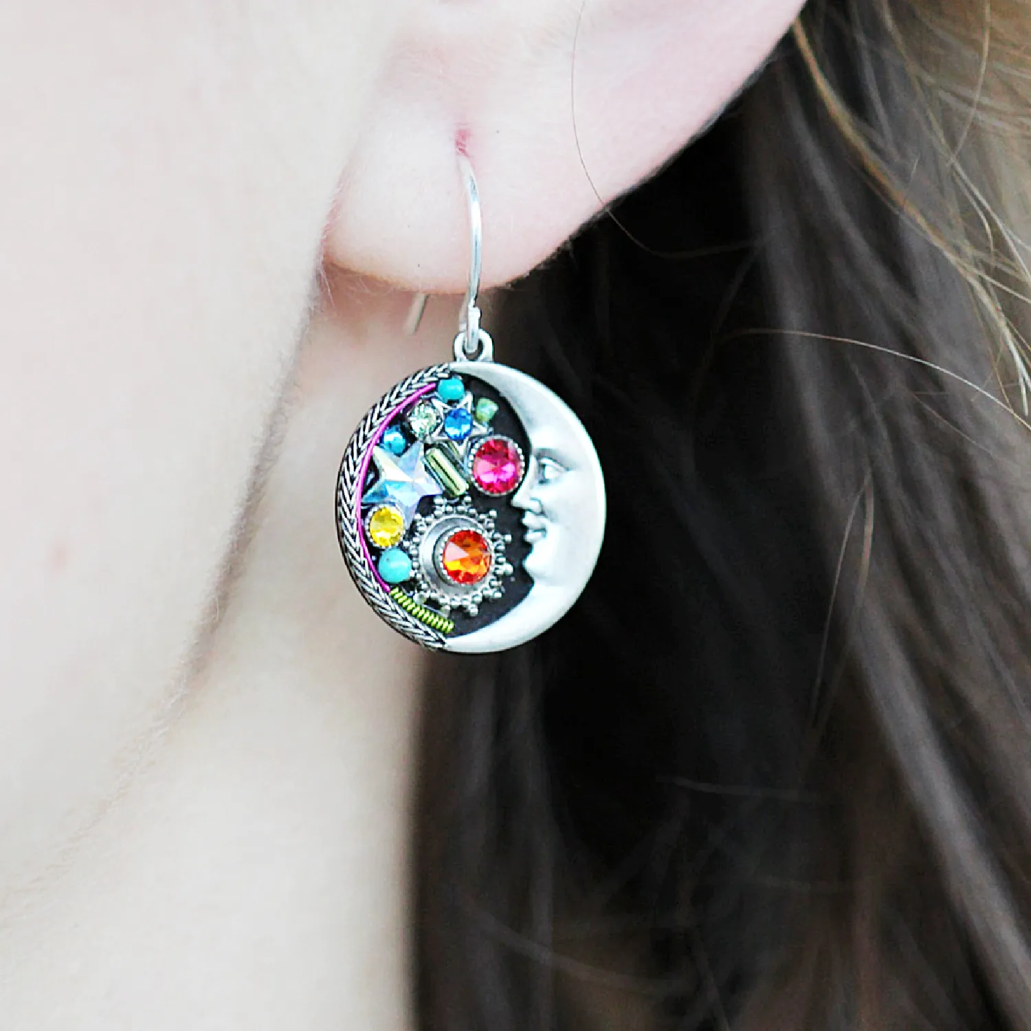 Midnight Moon Earrings