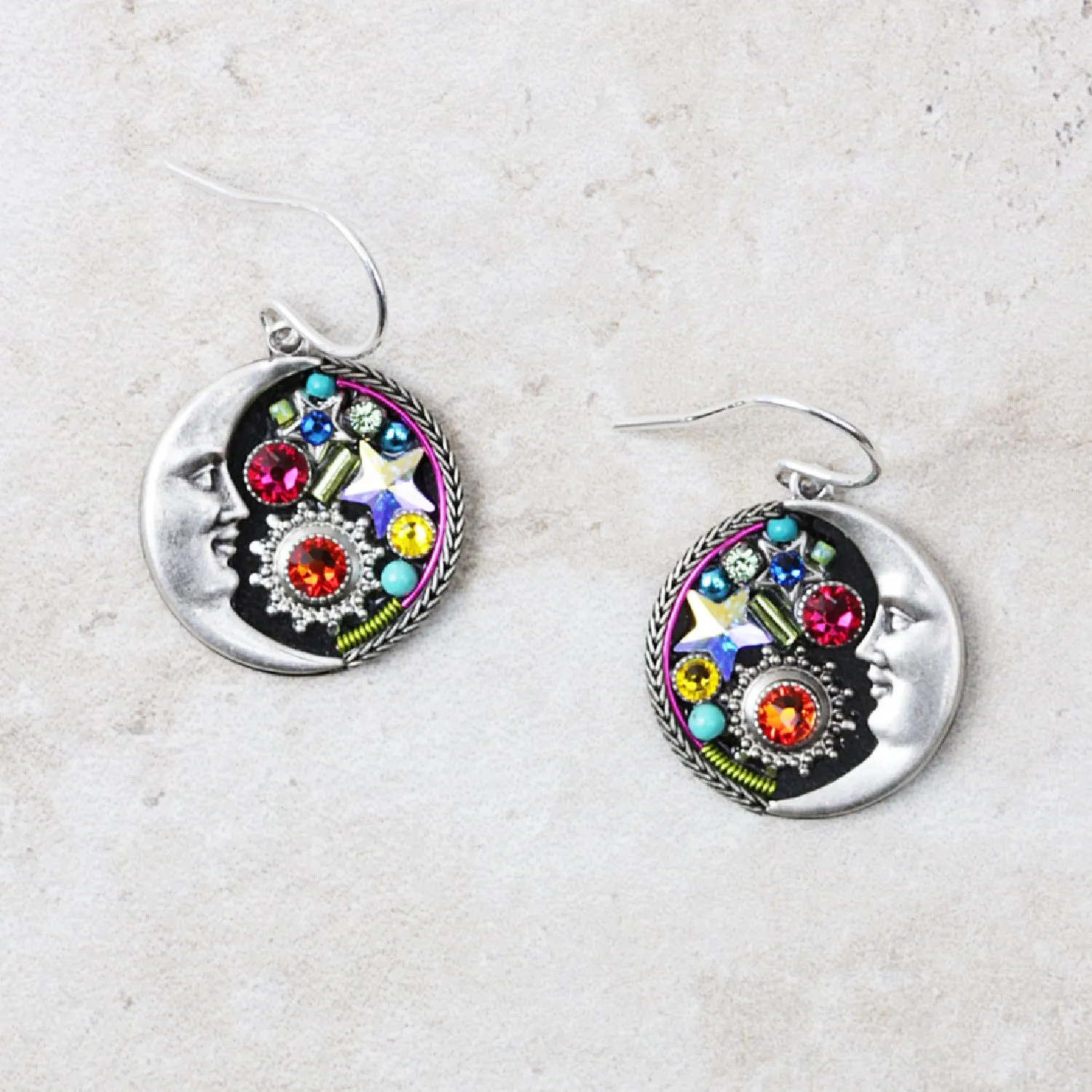 Midnight Moon Earrings