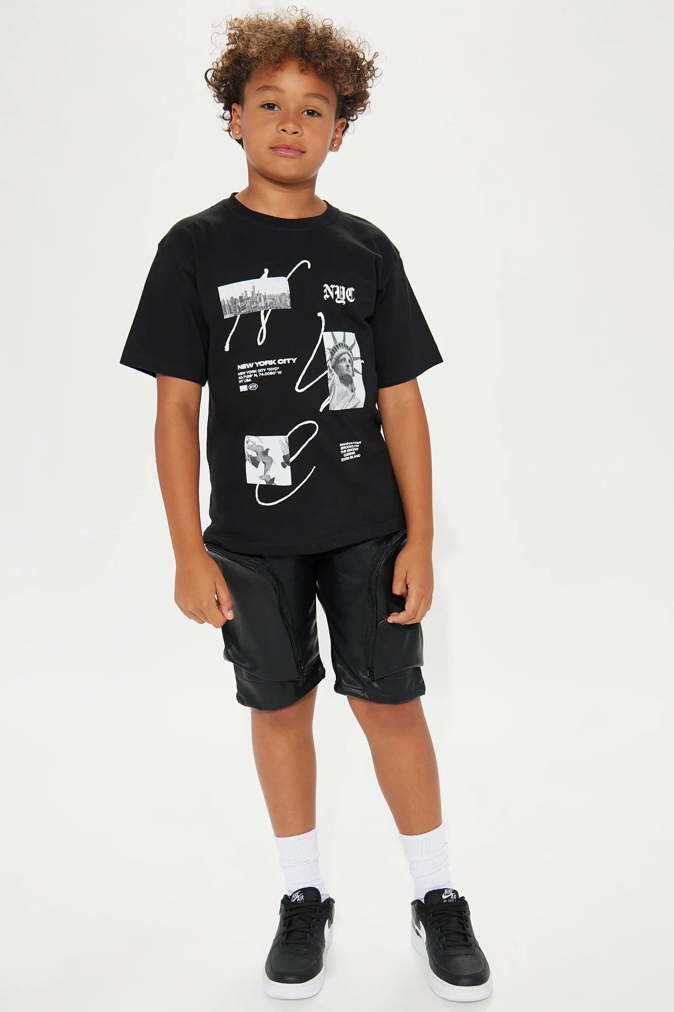 Mini NYC Gallery Short Sleeve Tee - Black