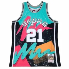 Mitchell & Ness Hyper Hoops Swingman San Antonia Spurs Jersey (Teal/Black)