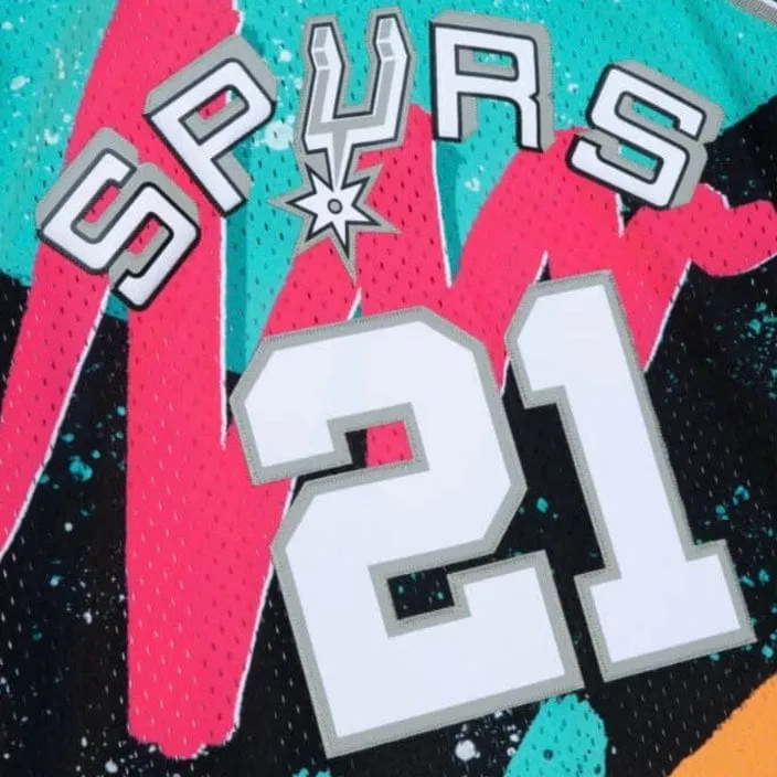 Mitchell & Ness Hyper Hoops Swingman San Antonia Spurs Jersey (Teal/Black)