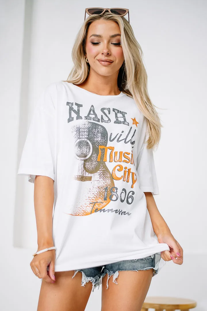 Music City Oversized Graphic Tee