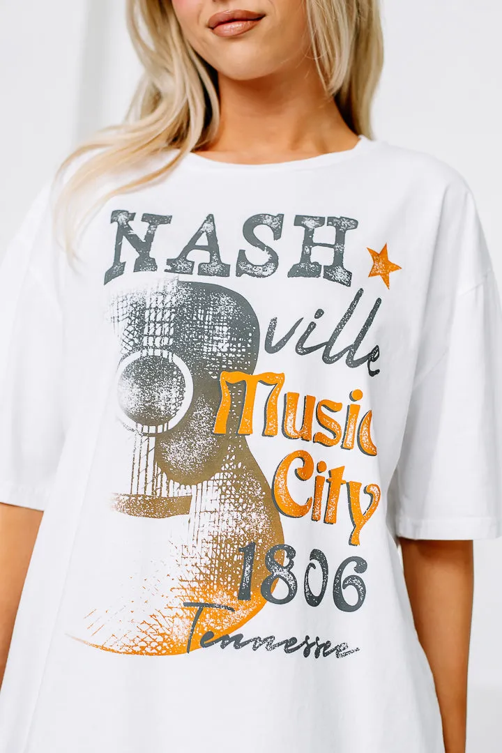 Music City Oversized Graphic Tee