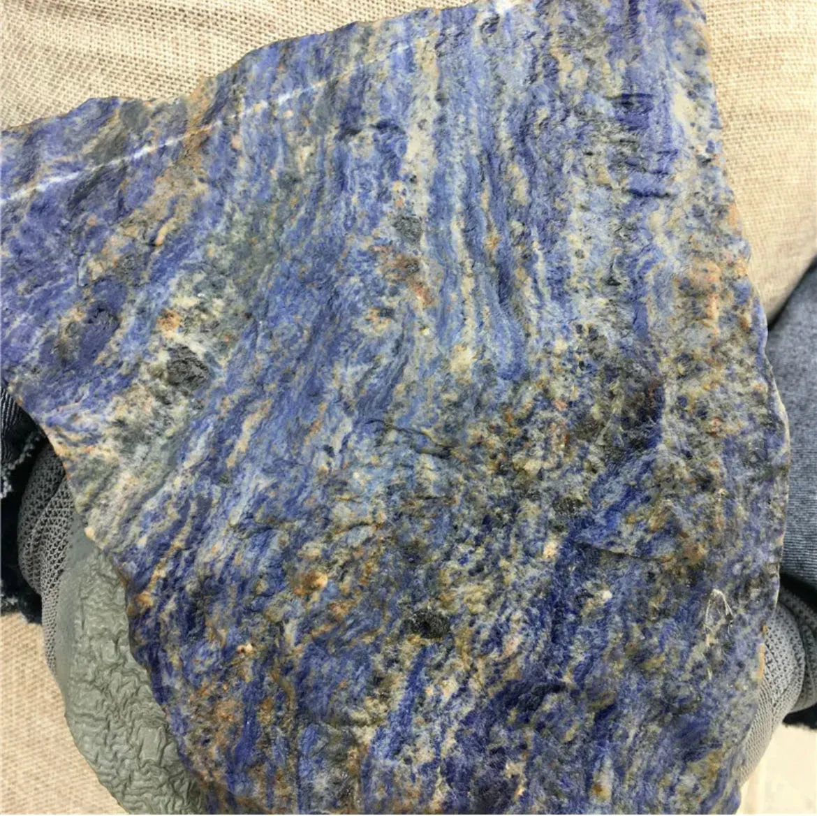 Natural Sodalite gemstone Boulder Rock