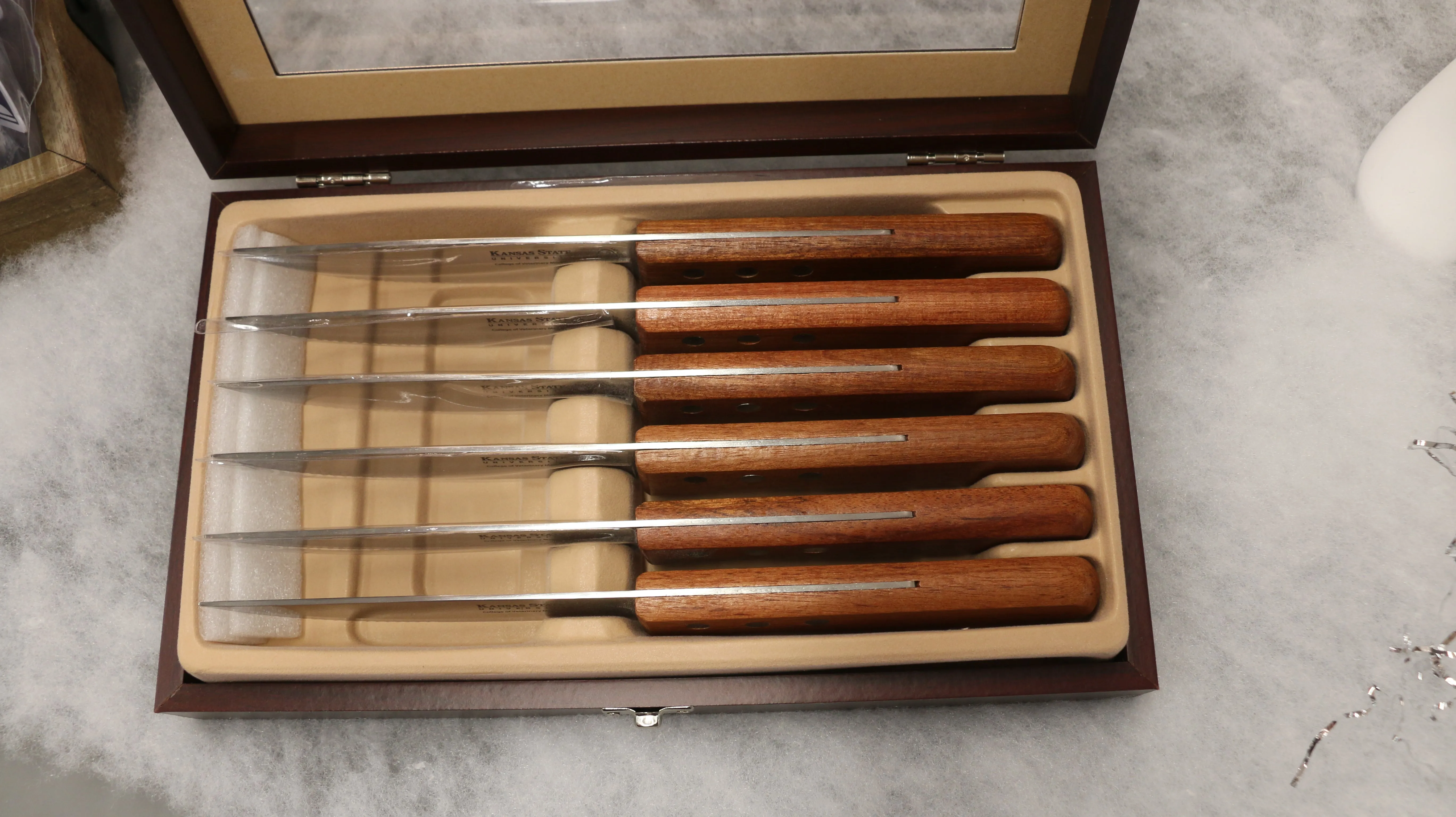 Niagara Cutlery Rosewood 6 Piece Steak Knife Set