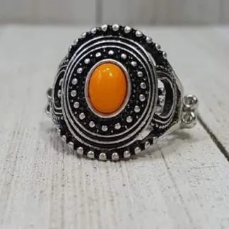 Paparazzi Exclusive Oasis Moon Orange Ring