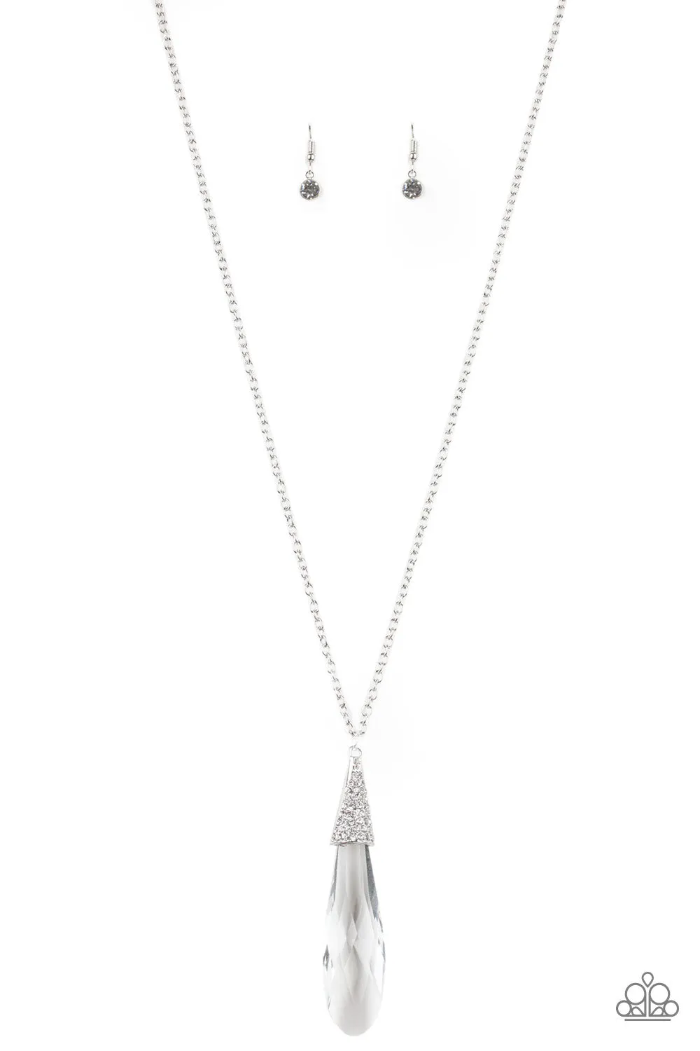 Paparazzi Jaw-Droppingly Jealous White Necklace Set