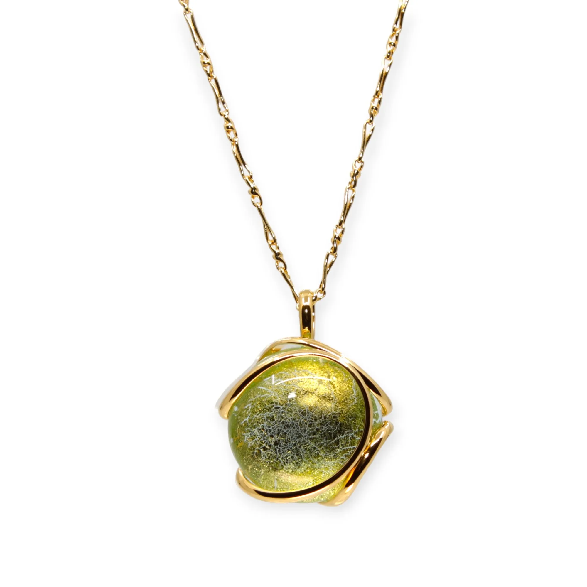 PERIDOT CRYSTAL NECKLACE