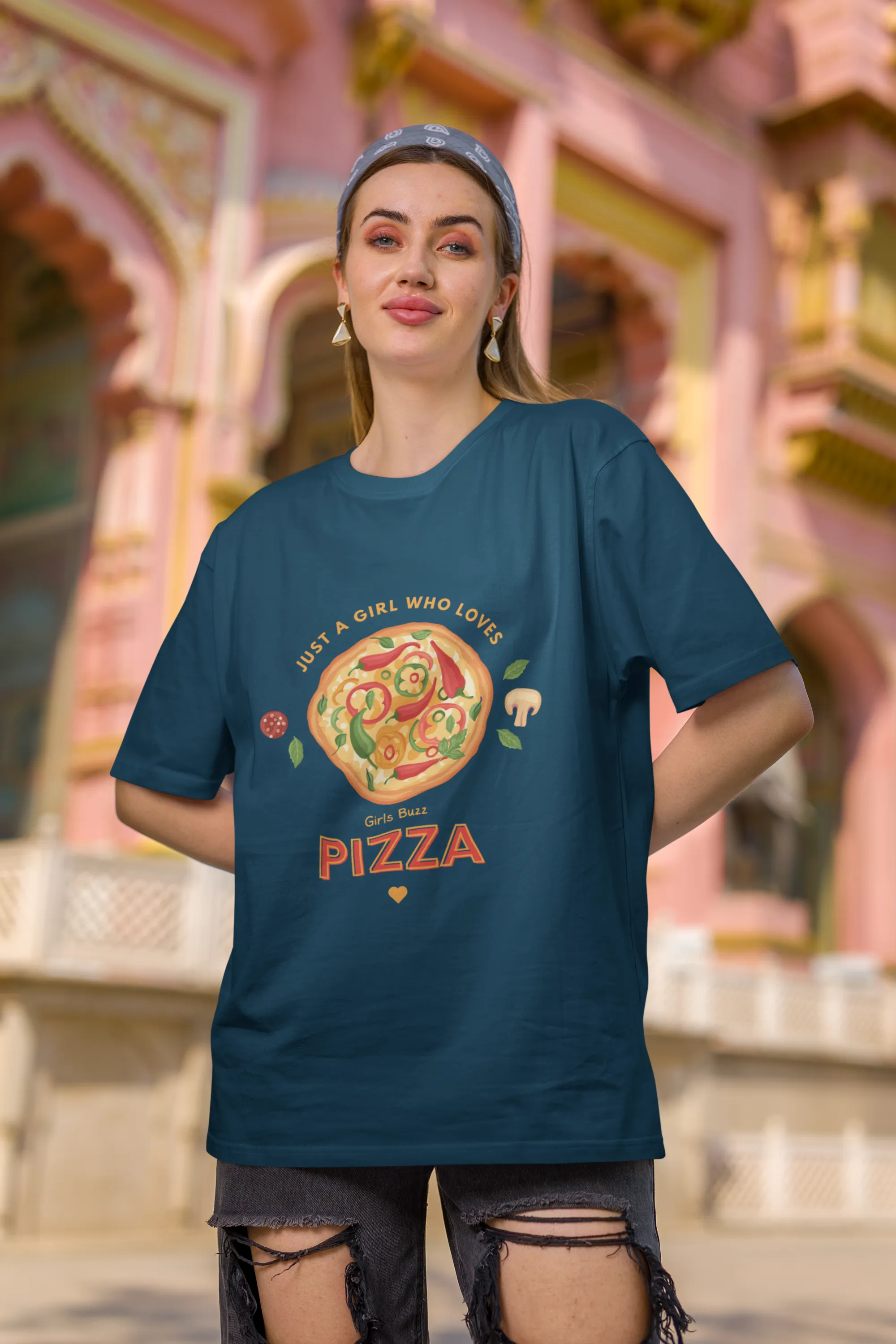 Pizza Oversized T-shirt