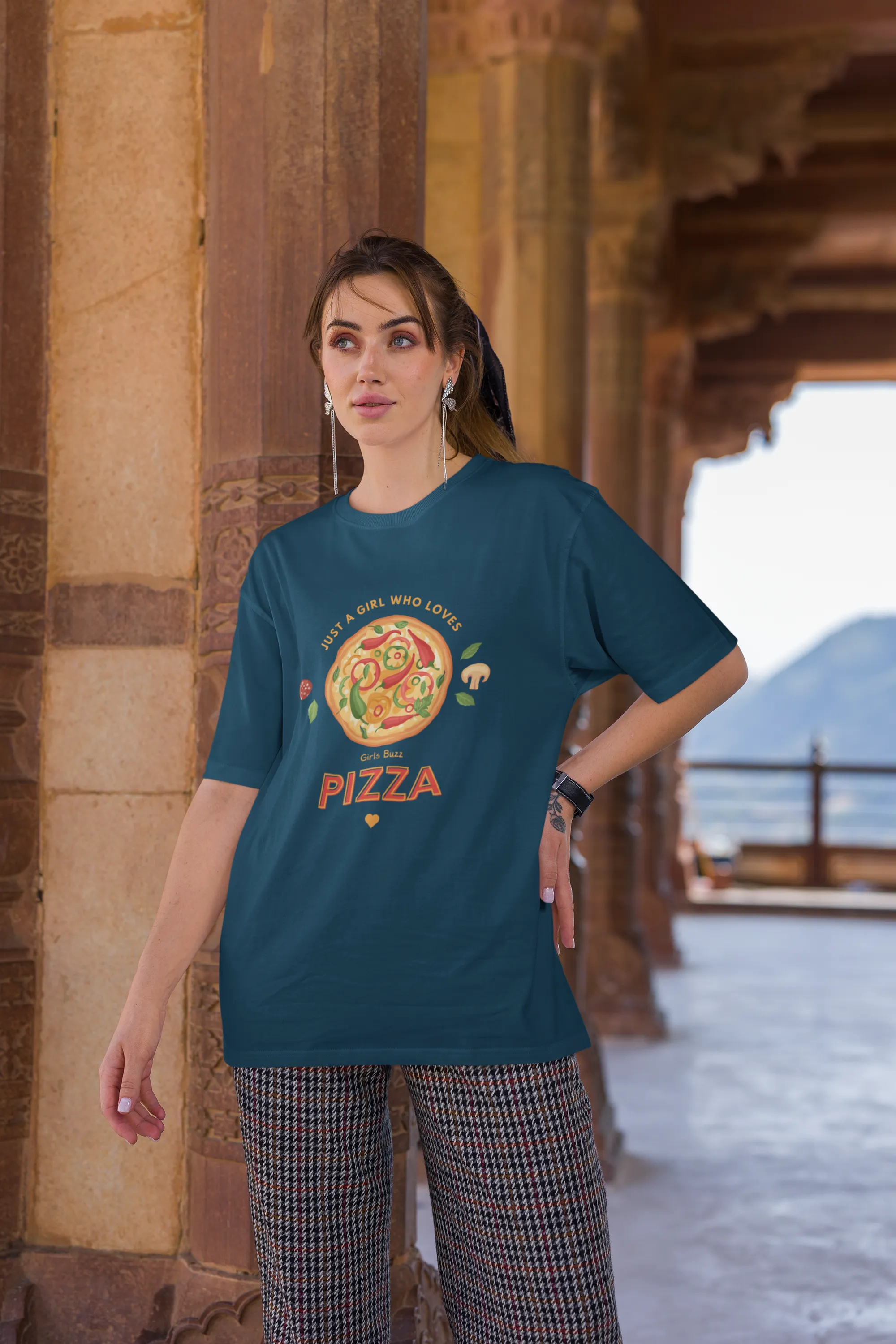 Pizza Oversized T-shirt