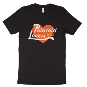 Polaroid Lovers Heart Logo Tee Black