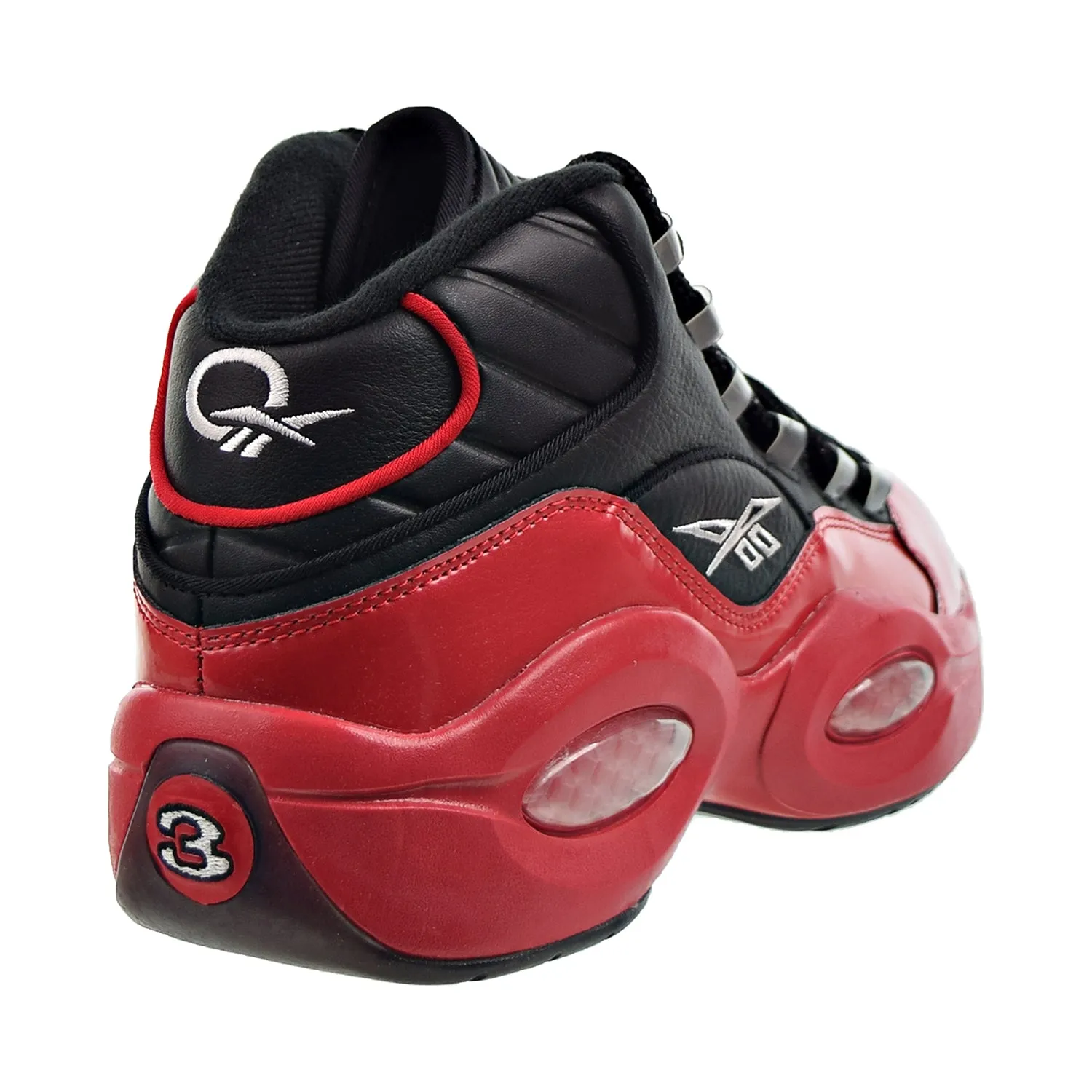 Reebok Question Mid "Street Sleigh" Men's Shoes Black-Red