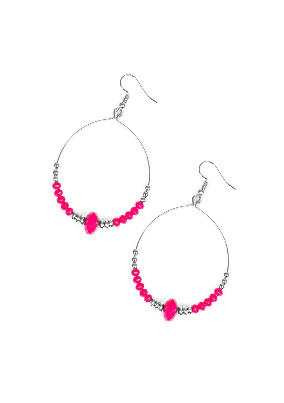  Retro Rural Pink Earrings