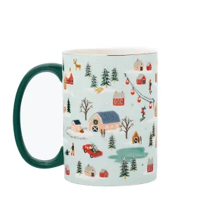 RIFLE PAPER CO. | Holiday Village Porcelain Mug