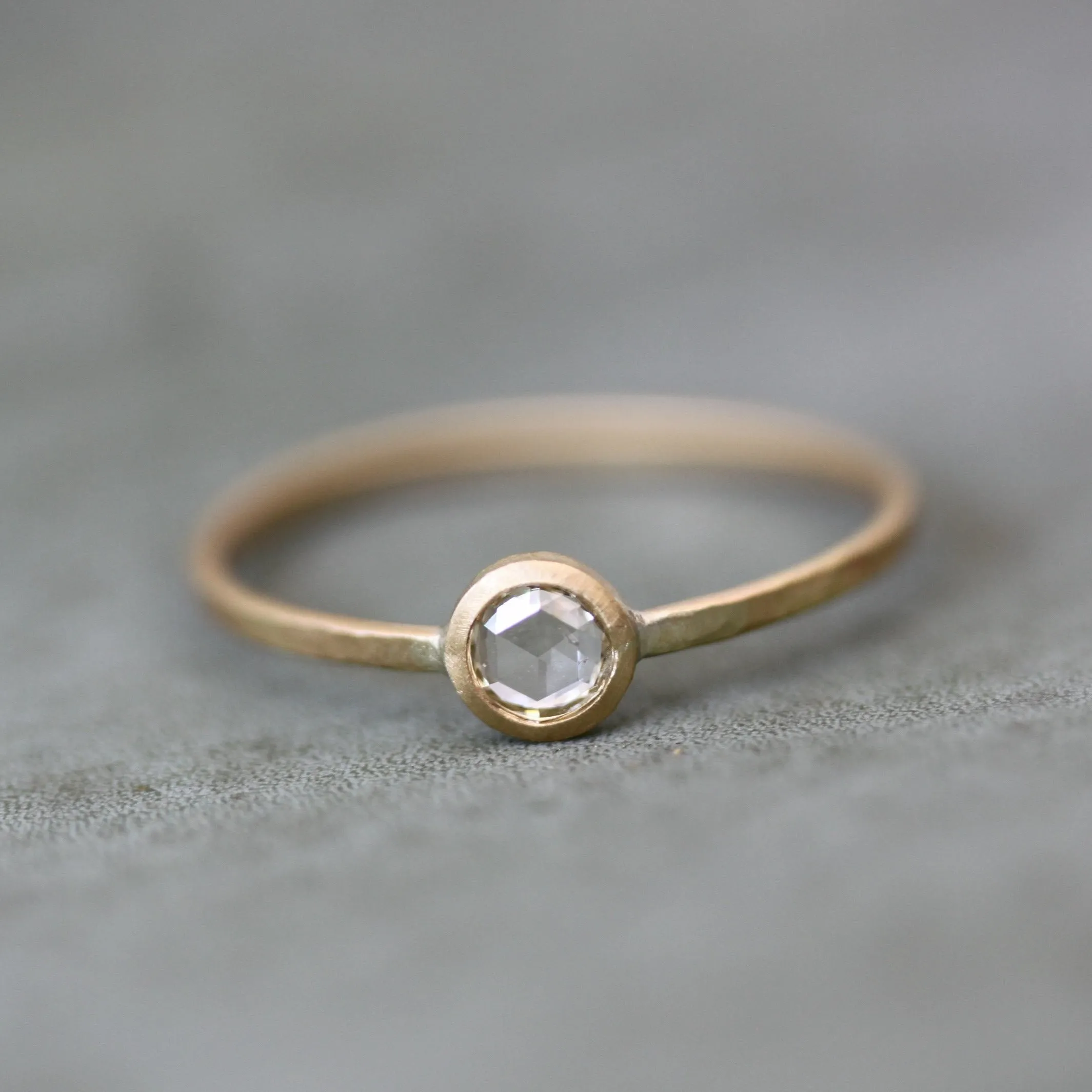 Round Rosecut Diamond Ring