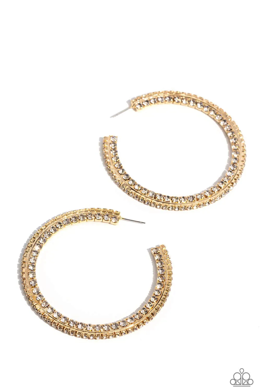 Scintillating Sass Gold-Earring