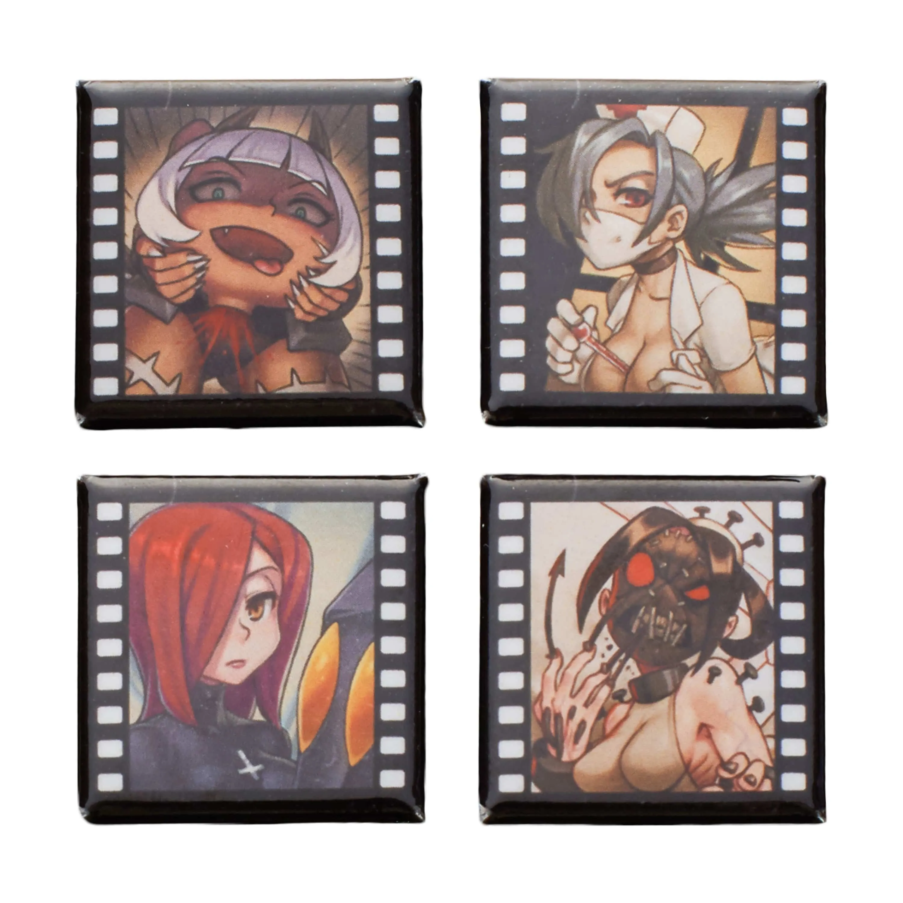 Skullgirls - Film Strip Button Pack: Series 2