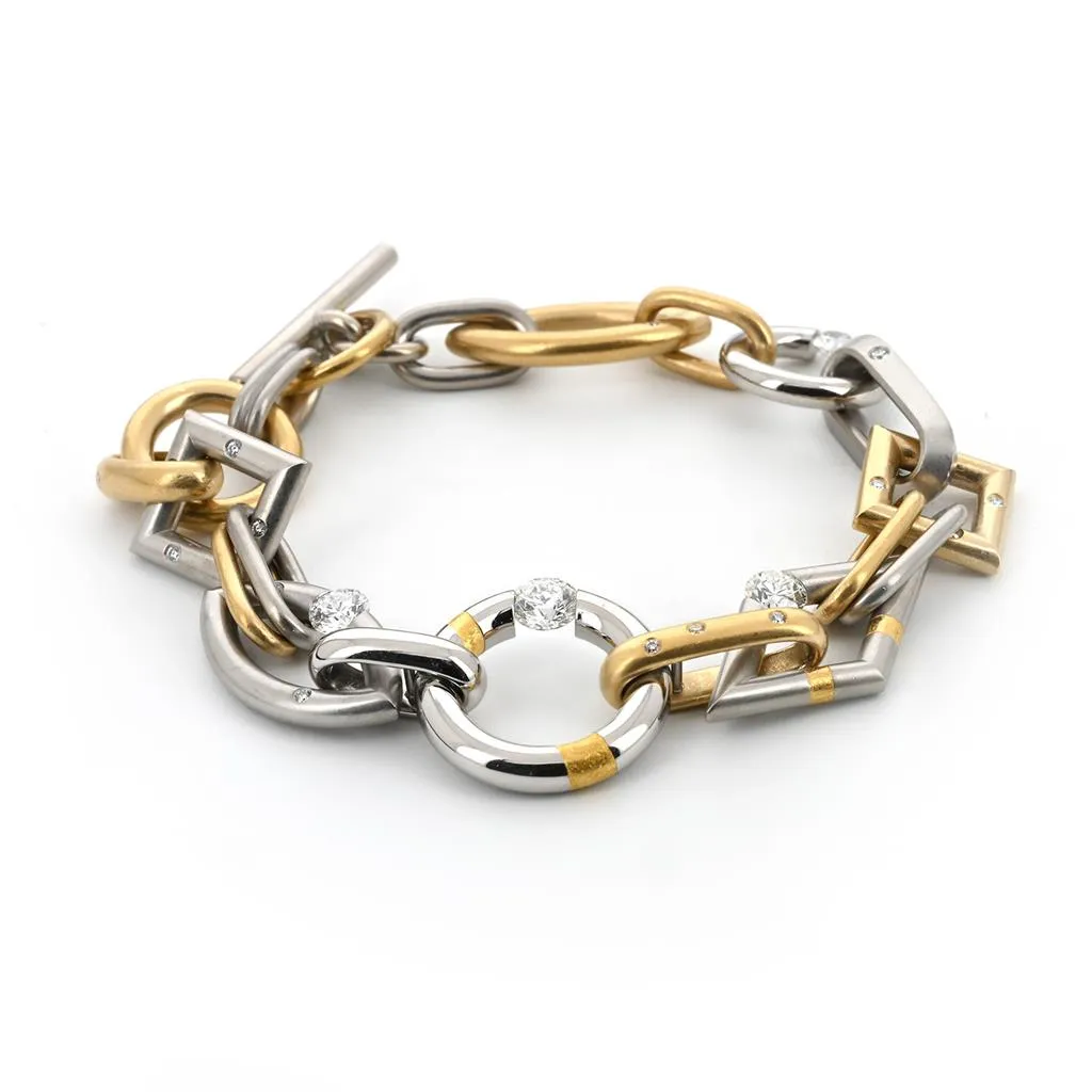 Steven Kretchmer | 1.81ctw Diamond Chain Jazz Bracelet