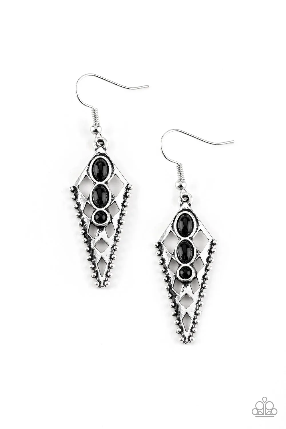 Terra Territory Black Earrings