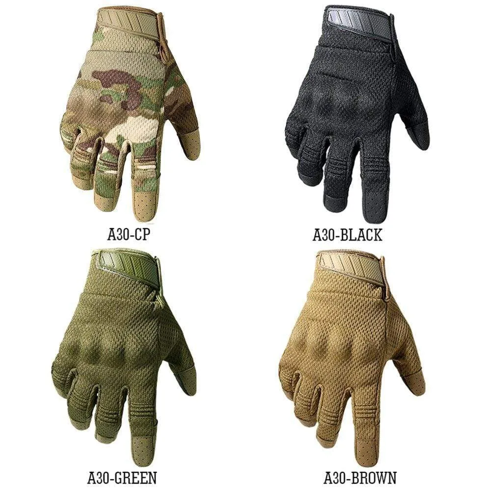 Touch Screen Multicam Tactical Full Finger Gloves Army Military Airsoft Paintabll Shooting Drive Work Protection Gear Men Women