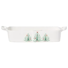 VIETRI Lastra Holiday Rectangular Baker