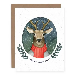 Watercolour Deer | Christmas Card (SALE)