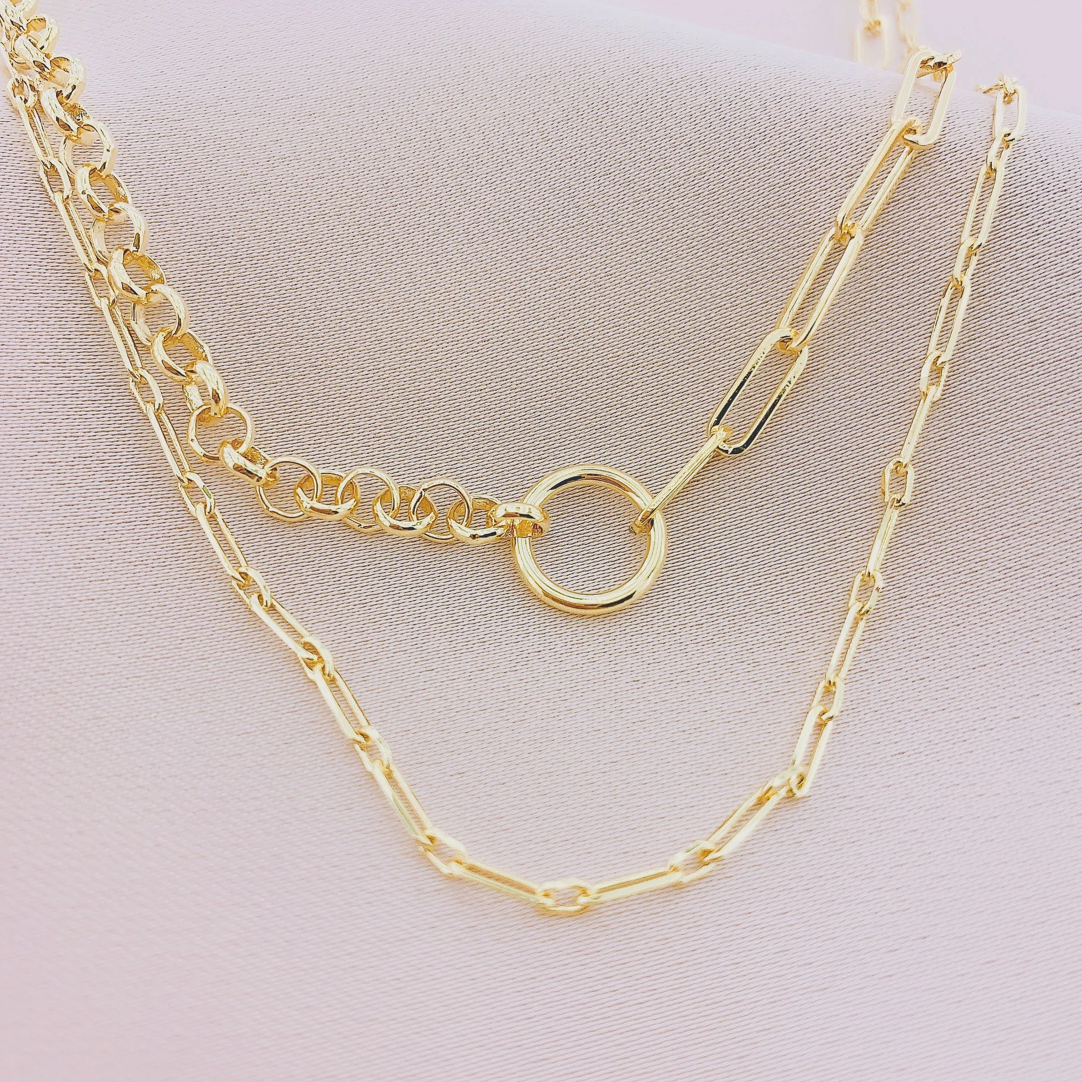 Women's Long Layer Chain Necklace