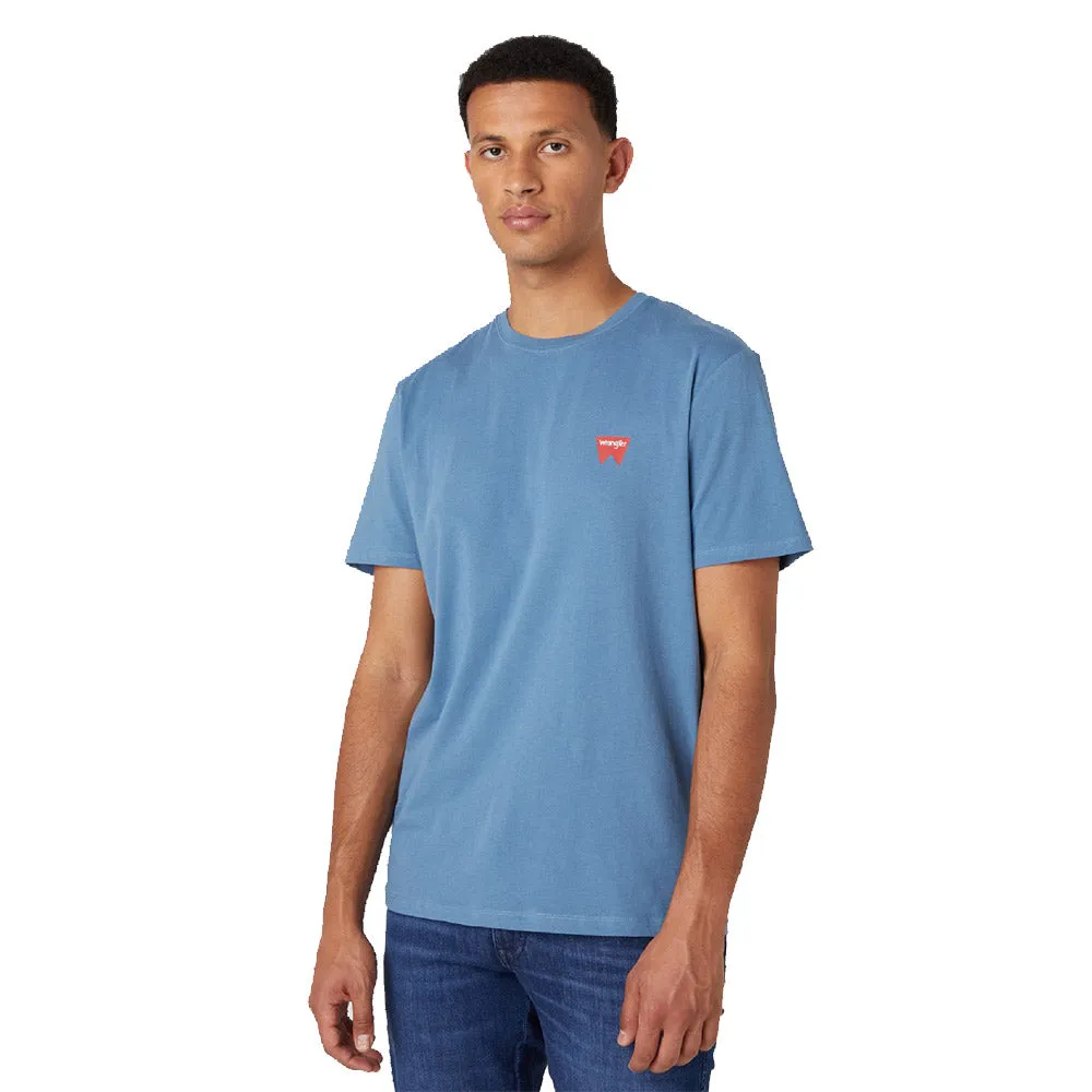 Wrangler Sign Off Tee - Captains Blue